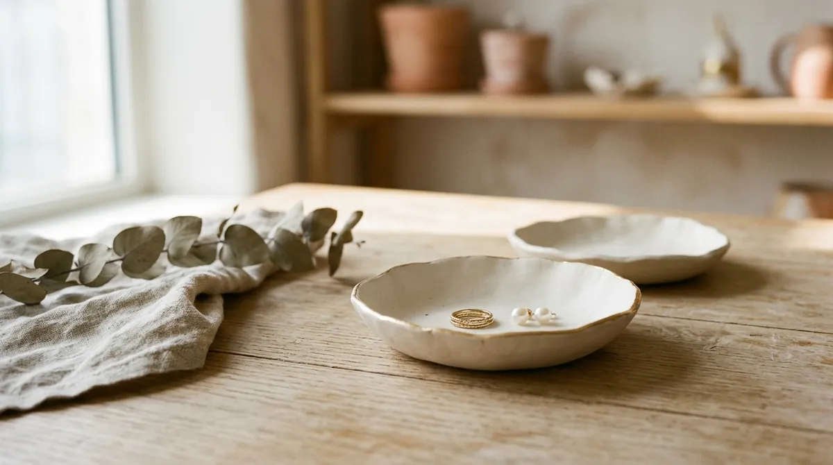 How to Make a Trinket Dish from Air Dry Clay