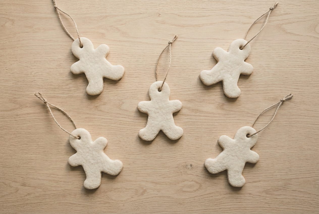 Salt Dough Gingerbread Decorations That Keep for Years